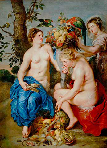Peter Paul Rubens Ceres mit zwei Nymphen